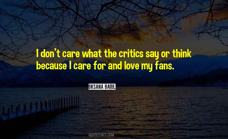 Love Critics Quotes #611939