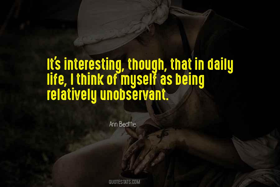 Unobservant 7 Quotes #531779