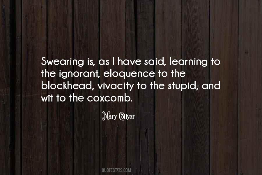 Coxcomb Quotes #684834
