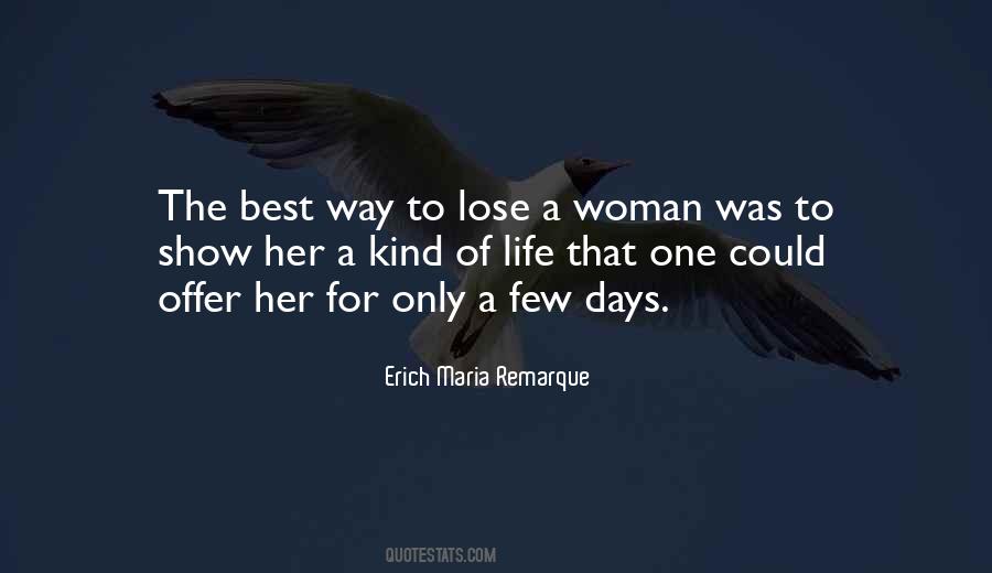 Life Of Woman Quotes #113210