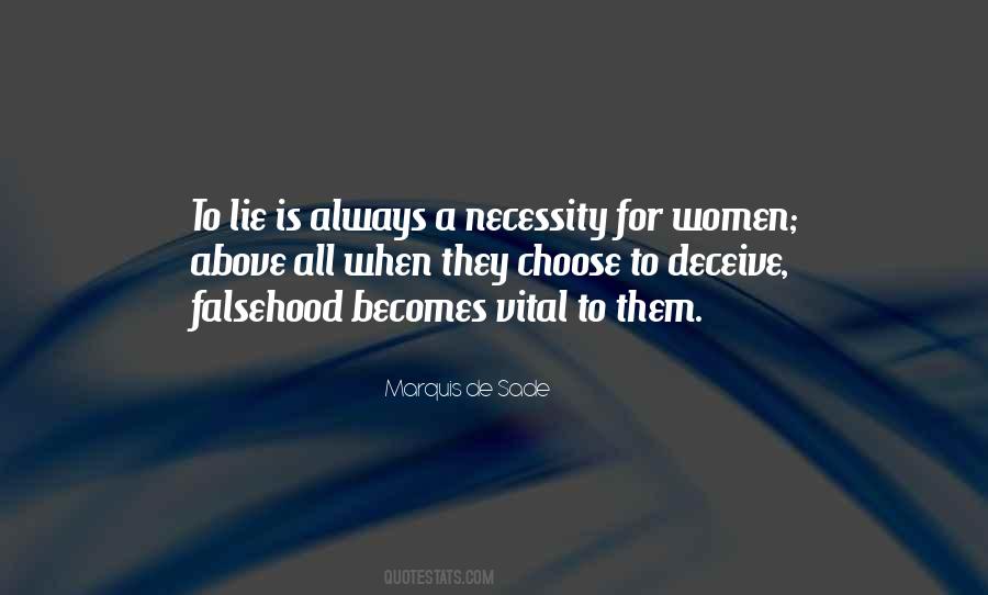 Women Lie Quotes #251860