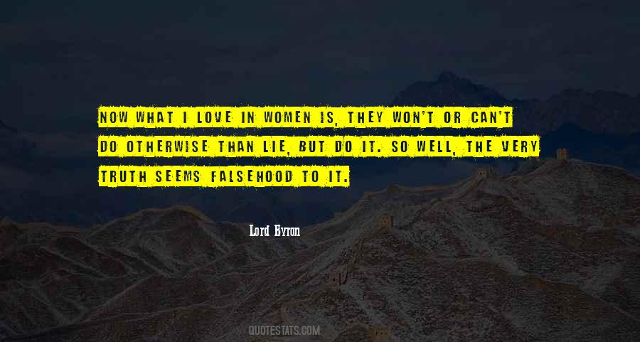 Women Lie Quotes #933617