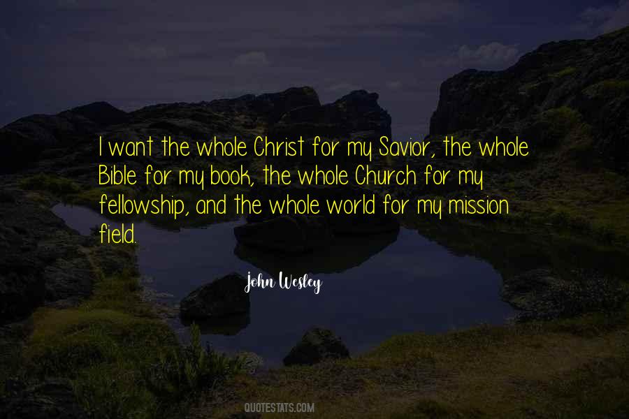 Fellowship Church Quotes #1463012