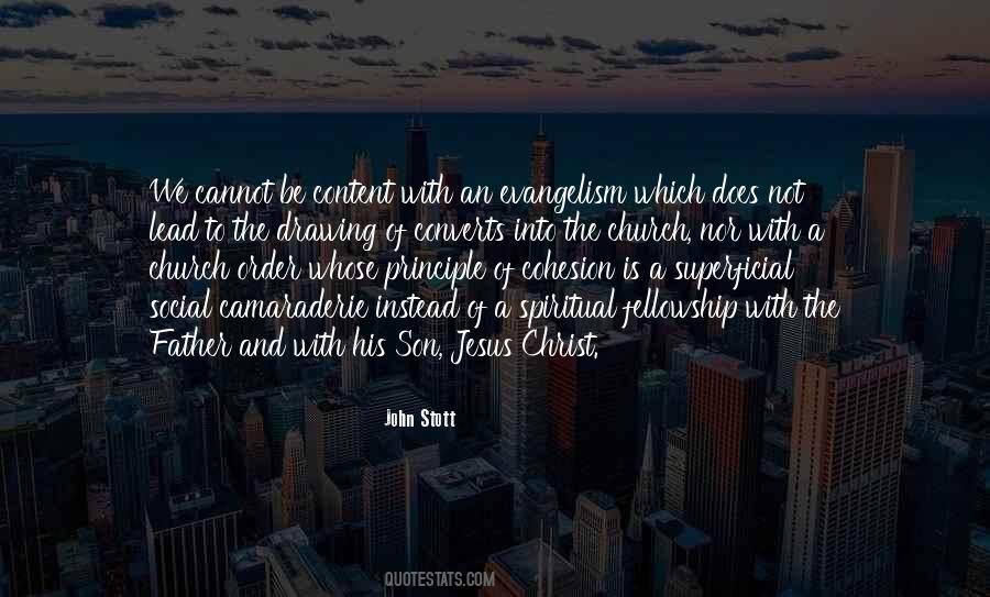 Fellowship Church Quotes #1562635