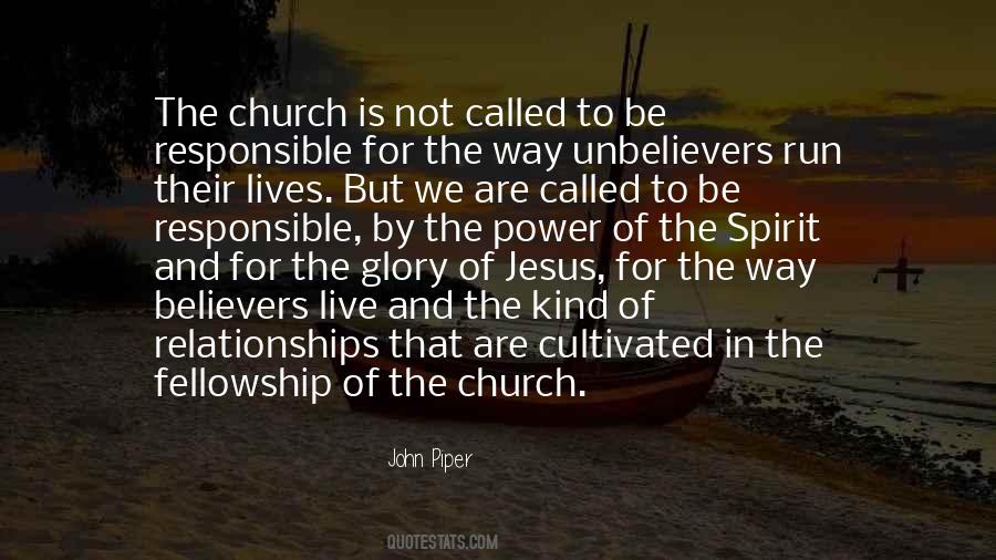 Fellowship Church Quotes #1695029