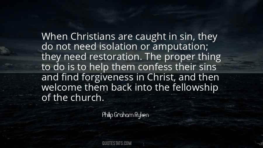 Fellowship Church Quotes #379841