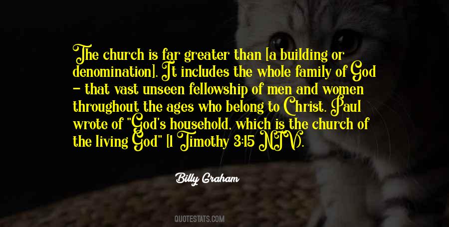 Fellowship Church Quotes #837426