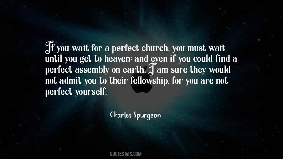 Fellowship Church Quotes #861027