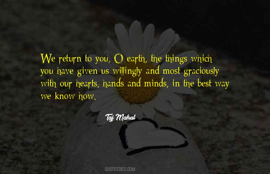 Return To Us Quotes #222518