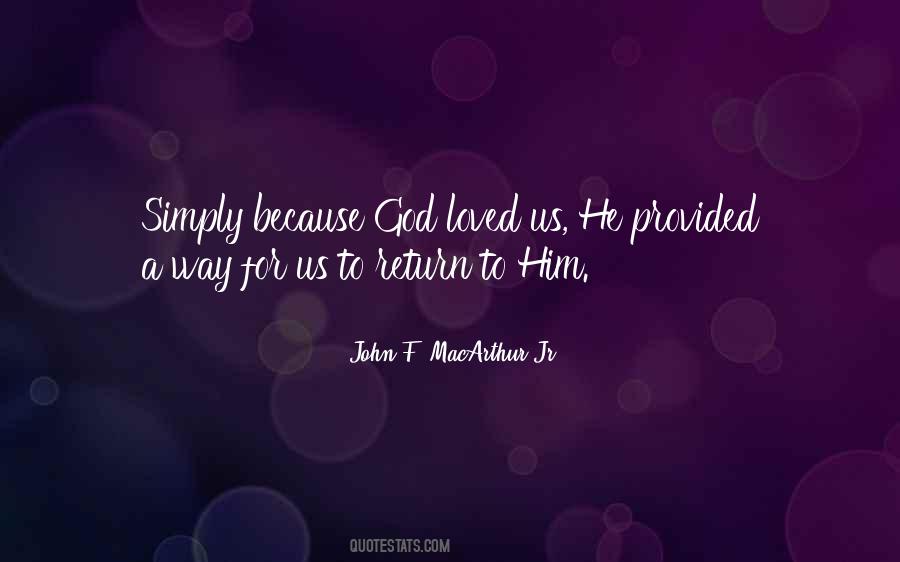 Return To Us Quotes #365283