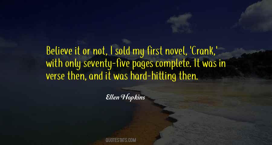 Crank Ellen Hopkins Quotes #1180286