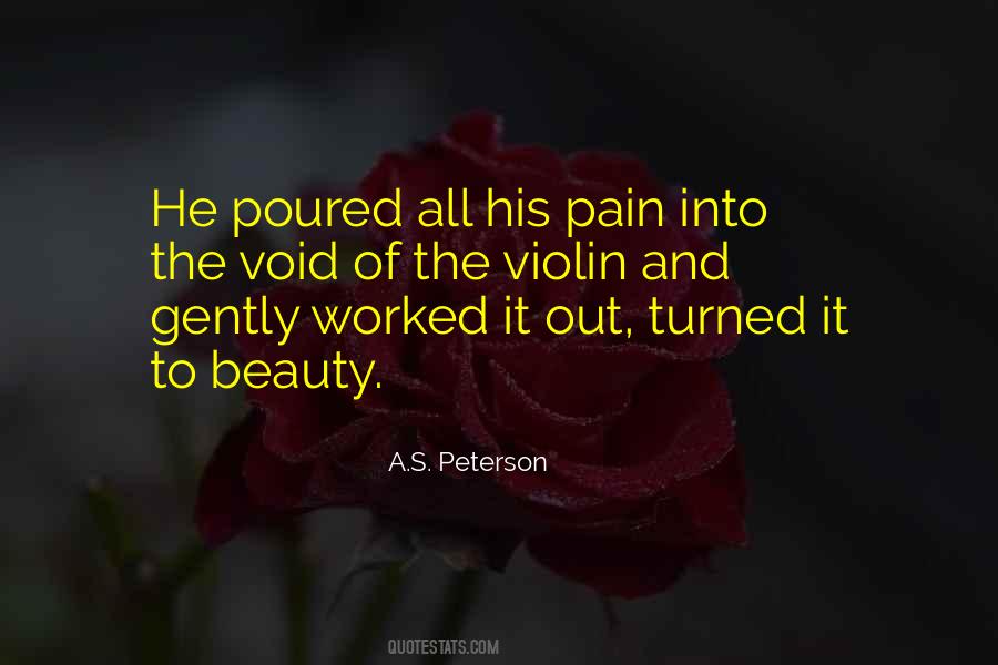 Pain Beauty Quotes #4420