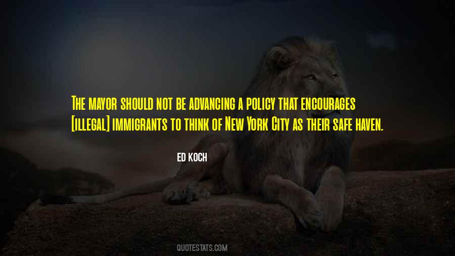 Mayor Koch Quotes #758186