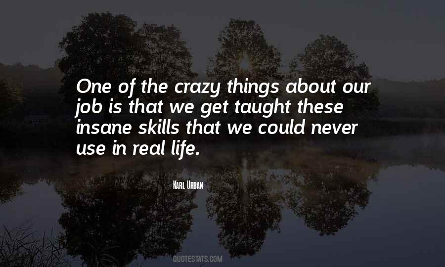 Crazy But Real Quotes #295386