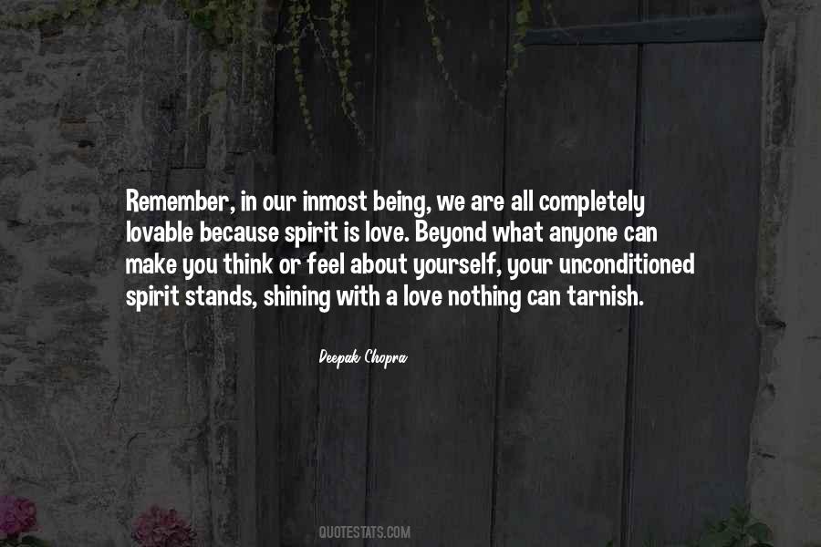 Not Being Lovable Quotes #840465