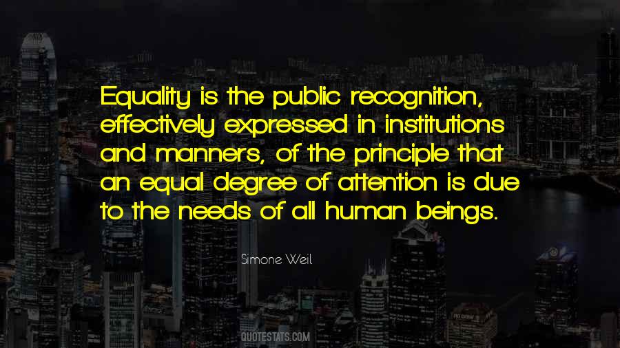 Human Equality Quotes #235636