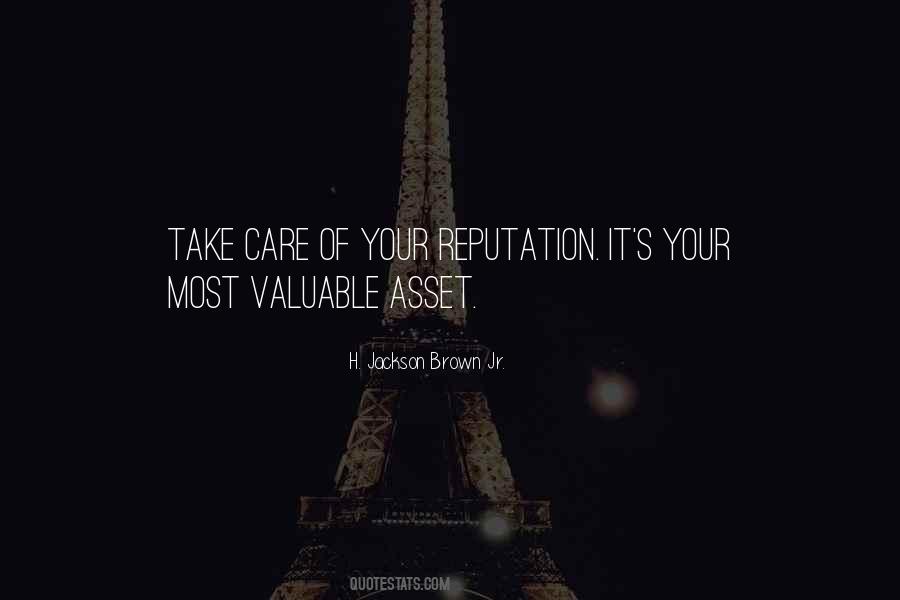 Valuable Asset Quotes #538938