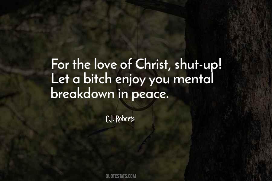 Quotes About The Peace Of Christ #1377674