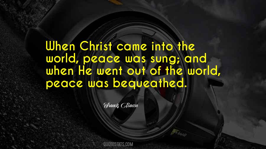 Quotes About The Peace Of Christ #1540107