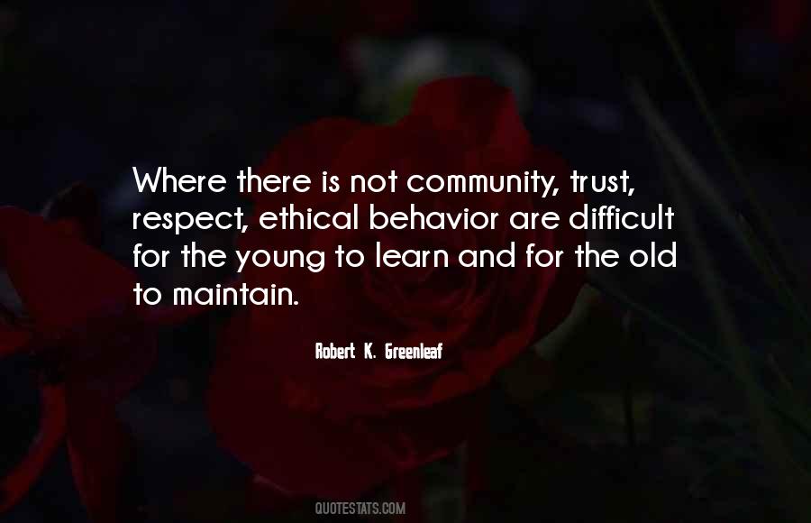 Trust Respect Quotes #821858