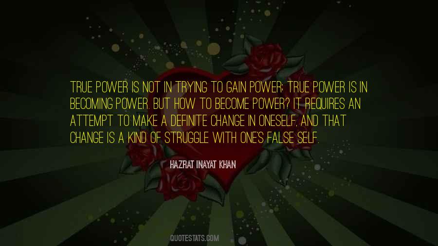 Gain Power Quotes #1606292