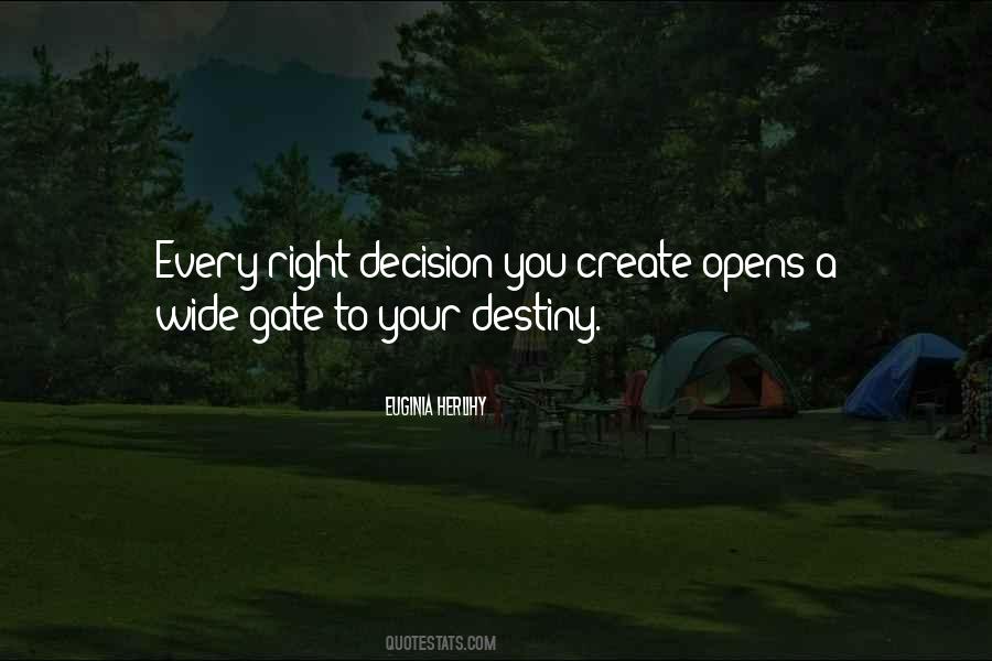 Create Your Destiny Quotes #598139
