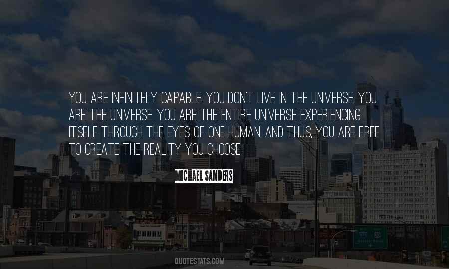 Create Your Own Reality Quotes #85550