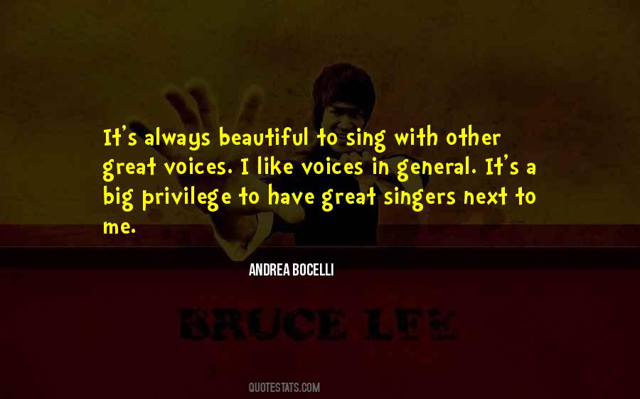Great Singers Quotes #1608452