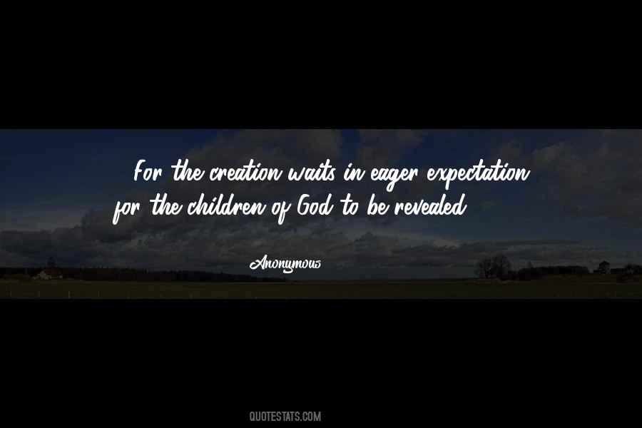 Creation God Quotes #146699