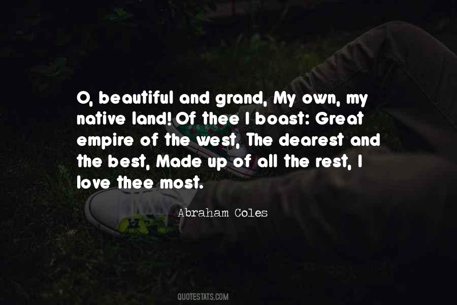 But Your Land Is Beautiful Quotes #802050