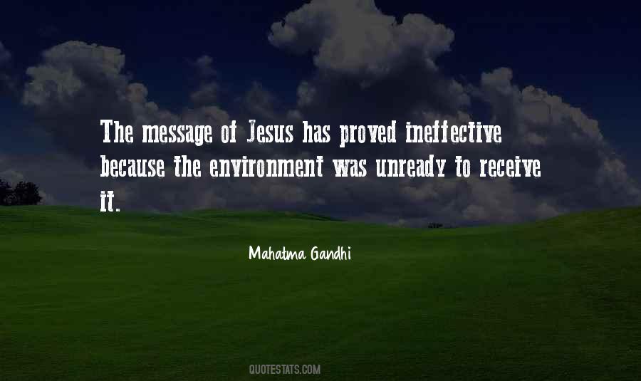 Jesus Message Quotes #121064