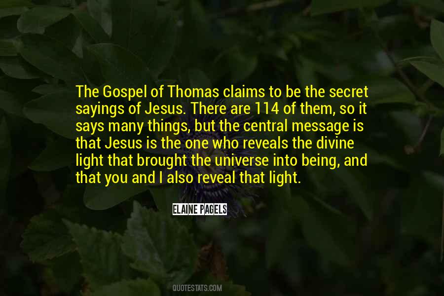 Jesus Message Quotes #1459017