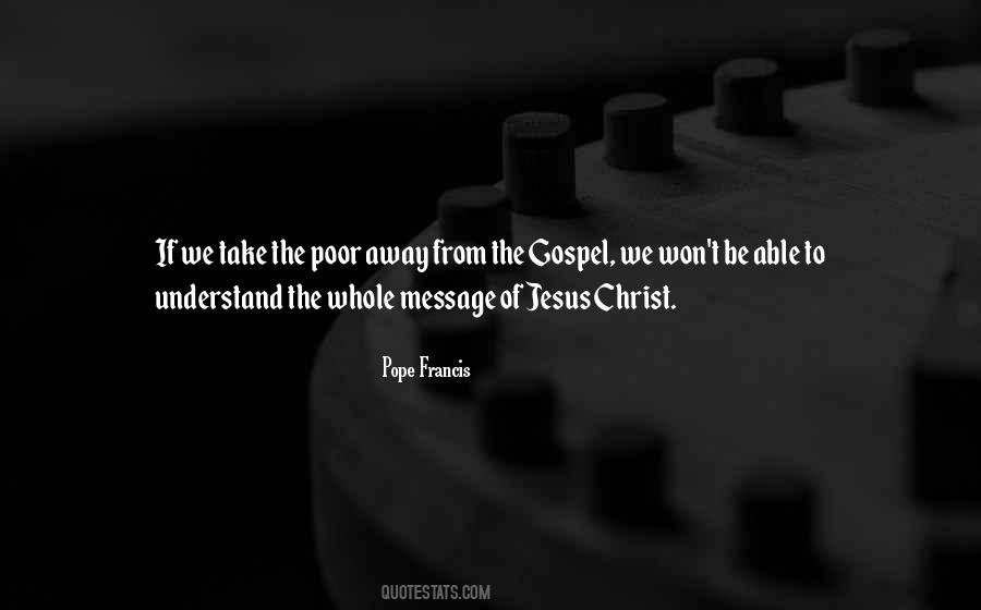 Jesus Message Quotes #1518352