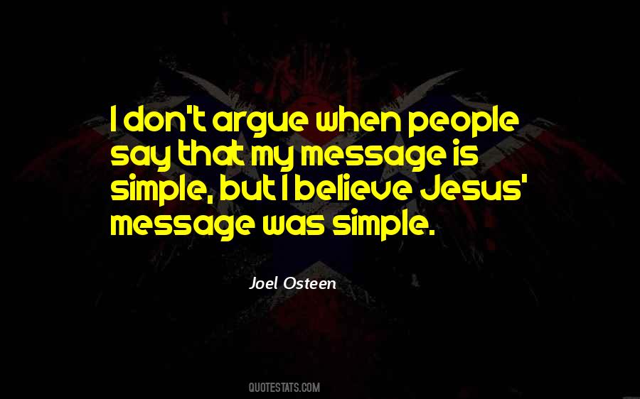 Jesus Message Quotes #301711