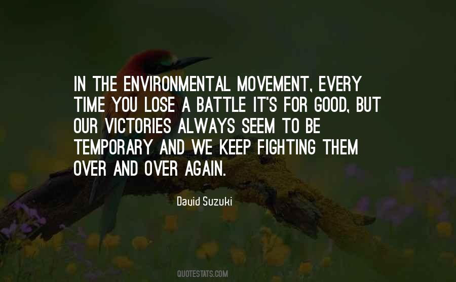 Environmental Movement Quotes #211477