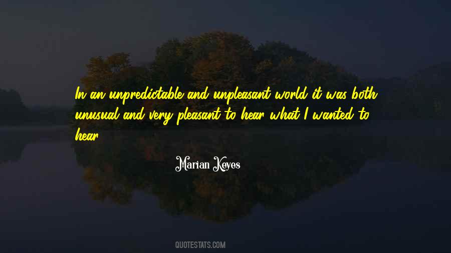 Life Unpredictable Quotes #1269128