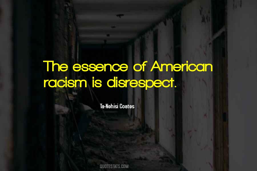 American Racism Quotes #1141421