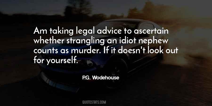 Legal Advice Quotes #471528