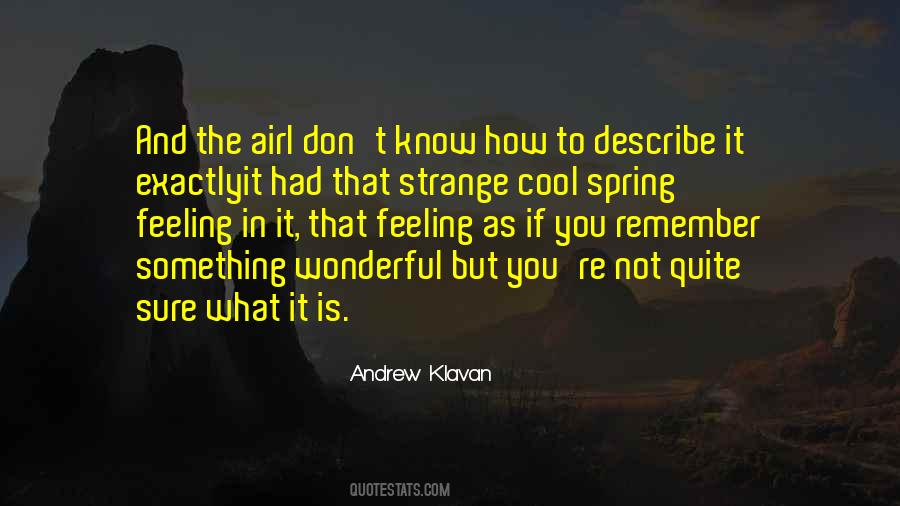 Re Strange Quotes #433093