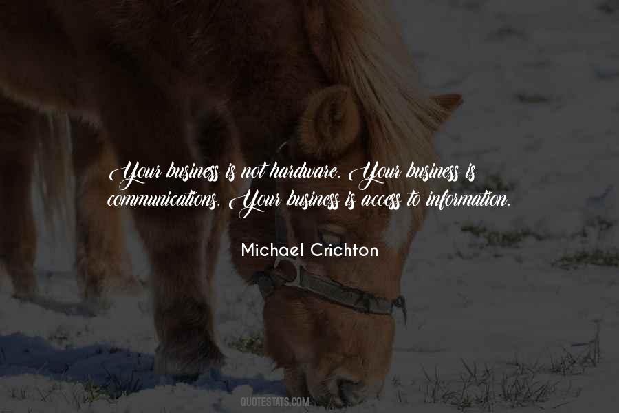 Crichton Quotes #228083