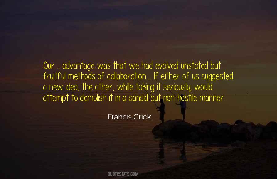 Crick Quotes #106