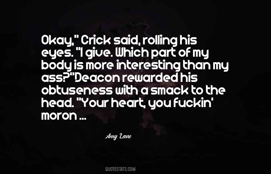 Crick Quotes #1386525