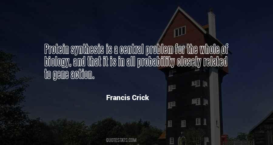 Crick Quotes #215003