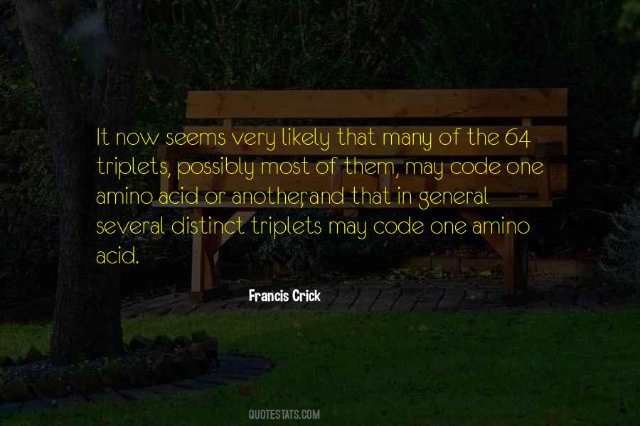 Crick Quotes #312994