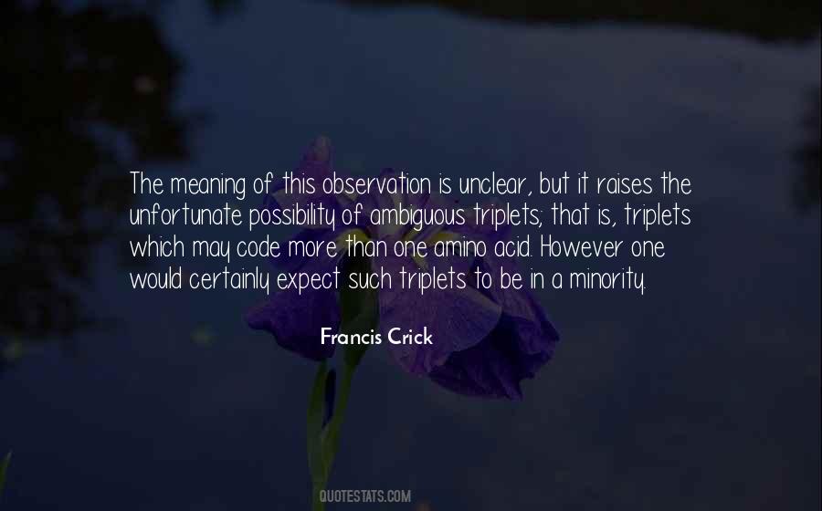 Crick Quotes #460819