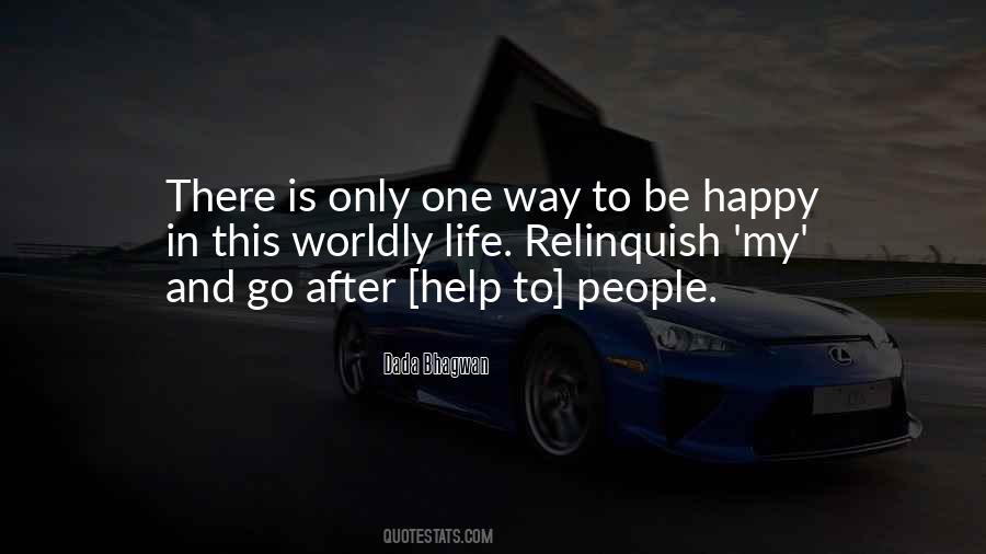 Way To Be Happy Quotes #219143