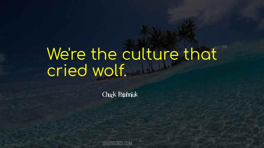 Cried Wolf Quotes #103738