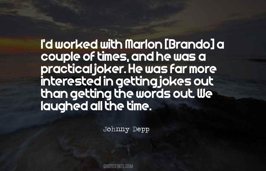 Johnny D Quotes #625161
