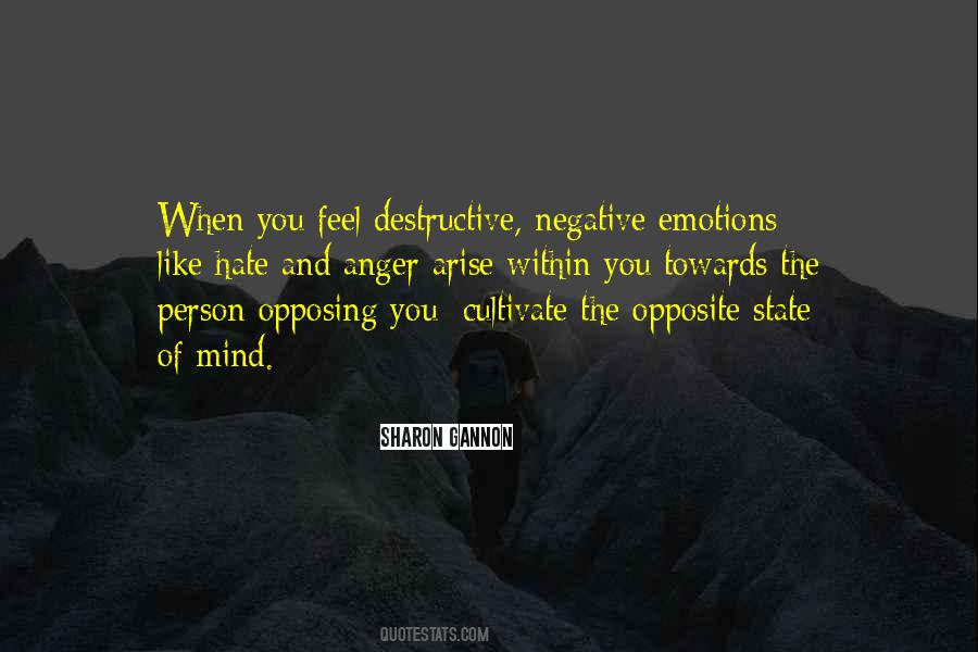 Destructive Emotions Quotes #335139