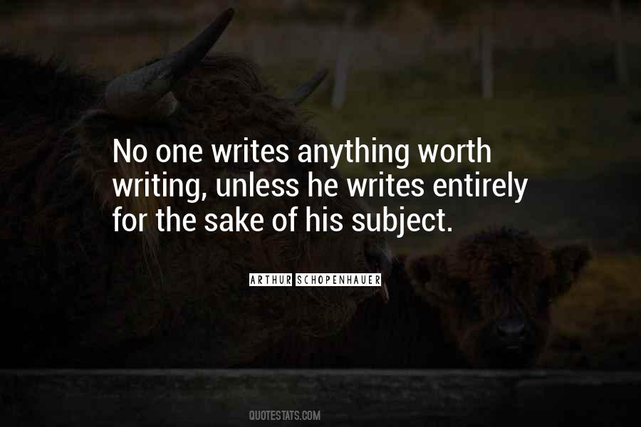Authorship Writing Quotes #1876391